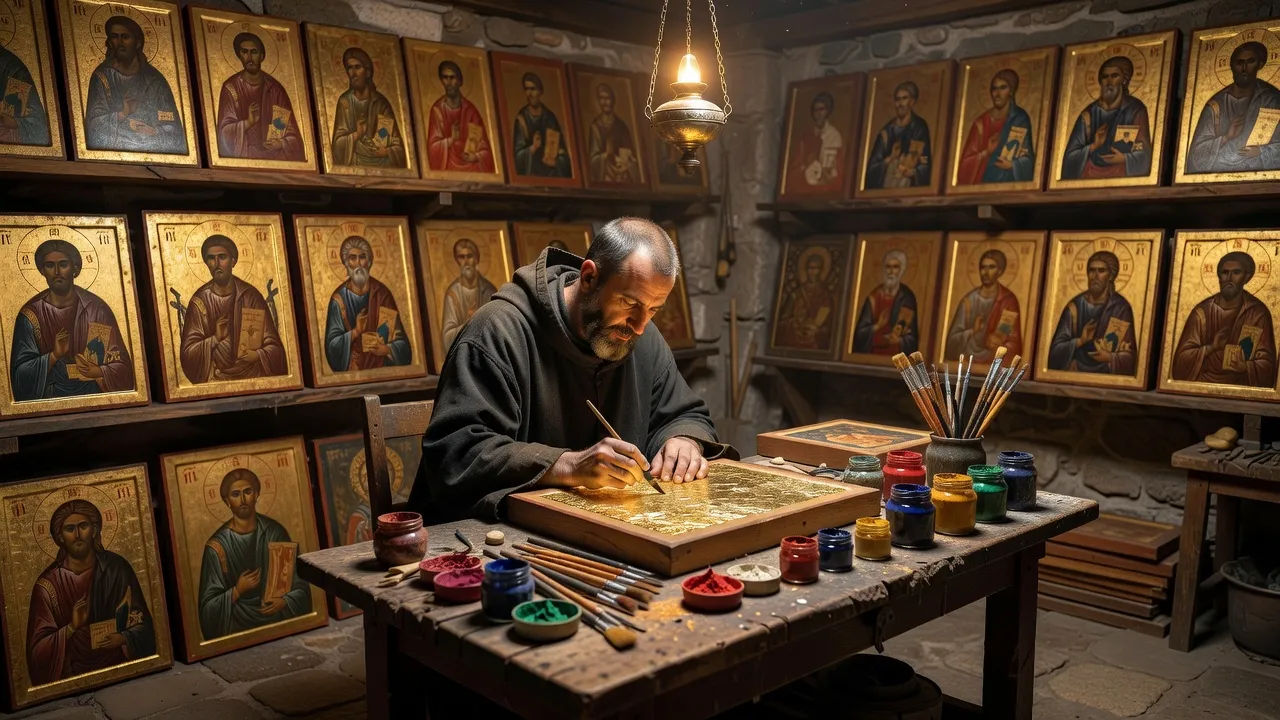 Icon painter workshop