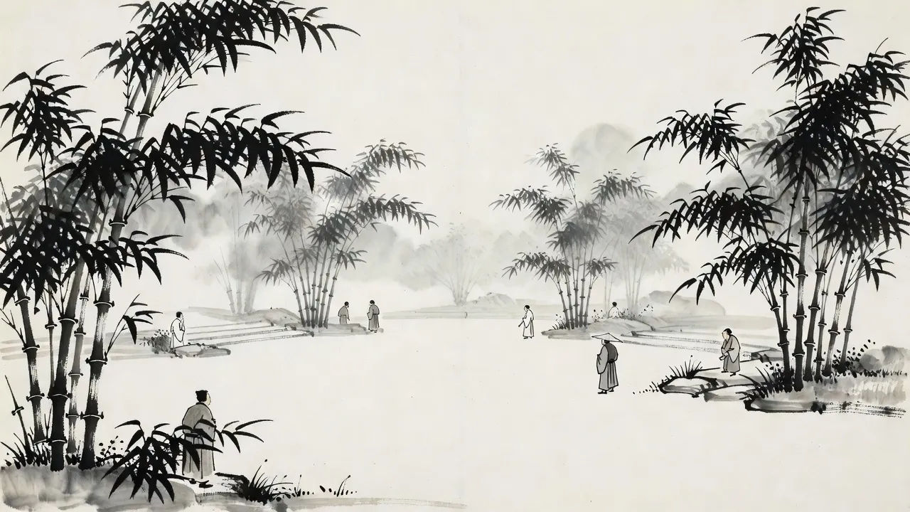 Bamboo courtyard