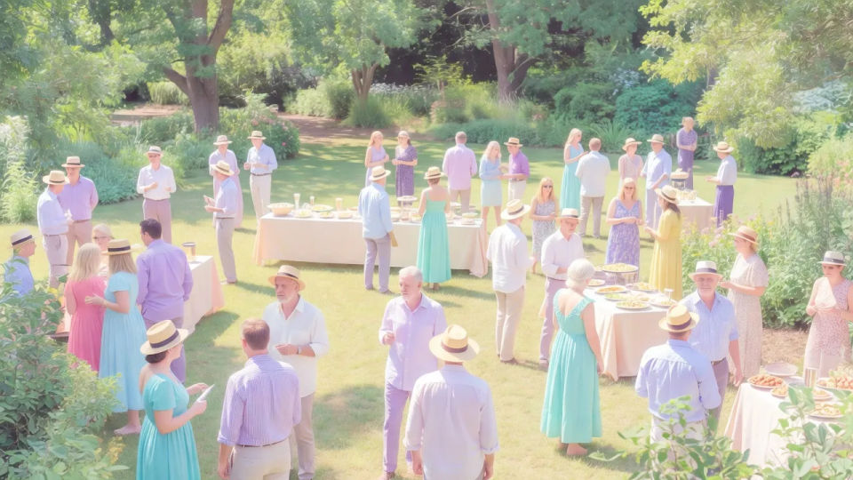 Summer party, overexposed