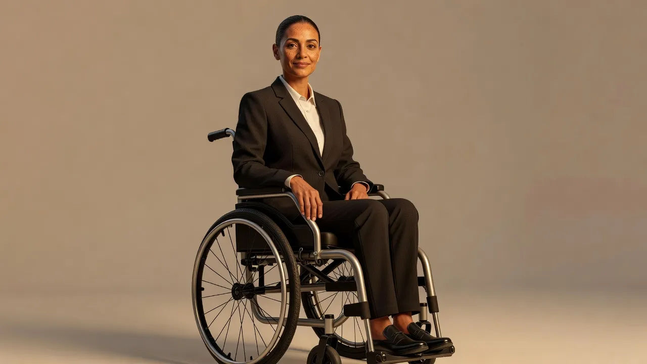 Warm wheelchair studio
