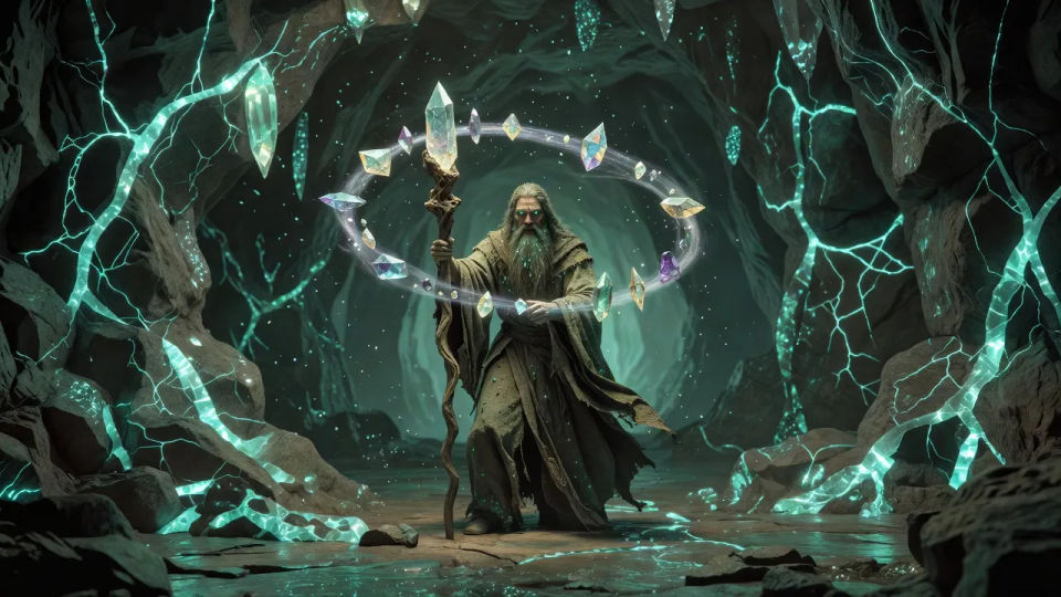 Cavern of crystals