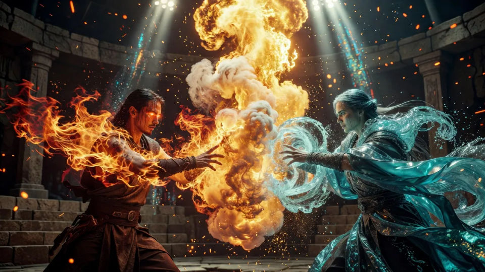 Elemental duel