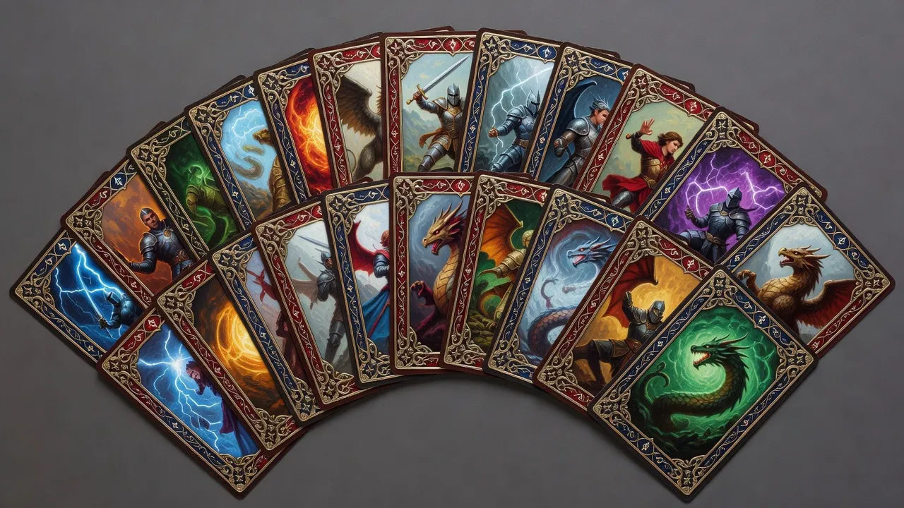 The full deck spread