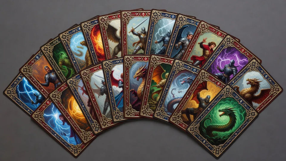 The full deck spread