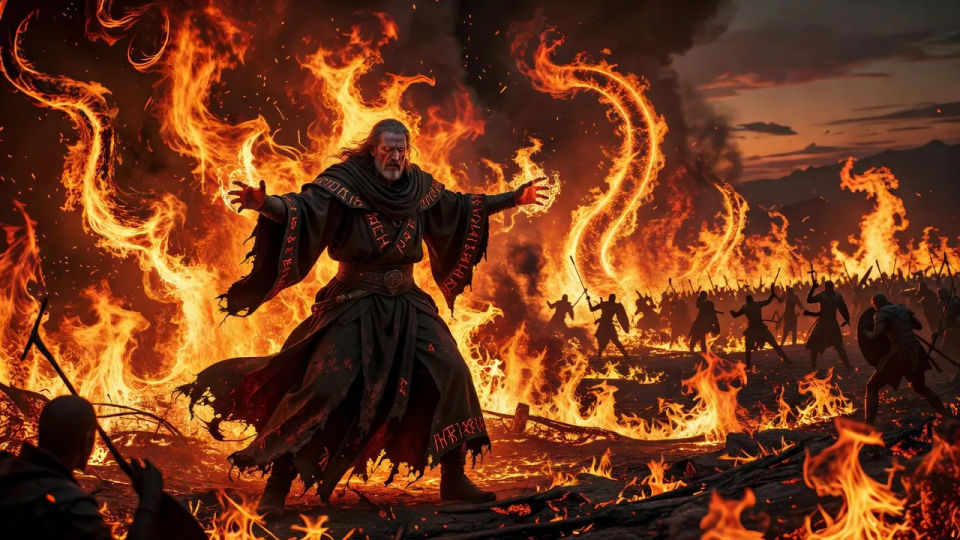 Firestorm on the battlefield