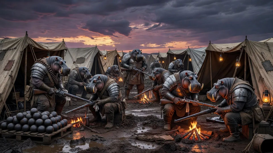War-camp muster