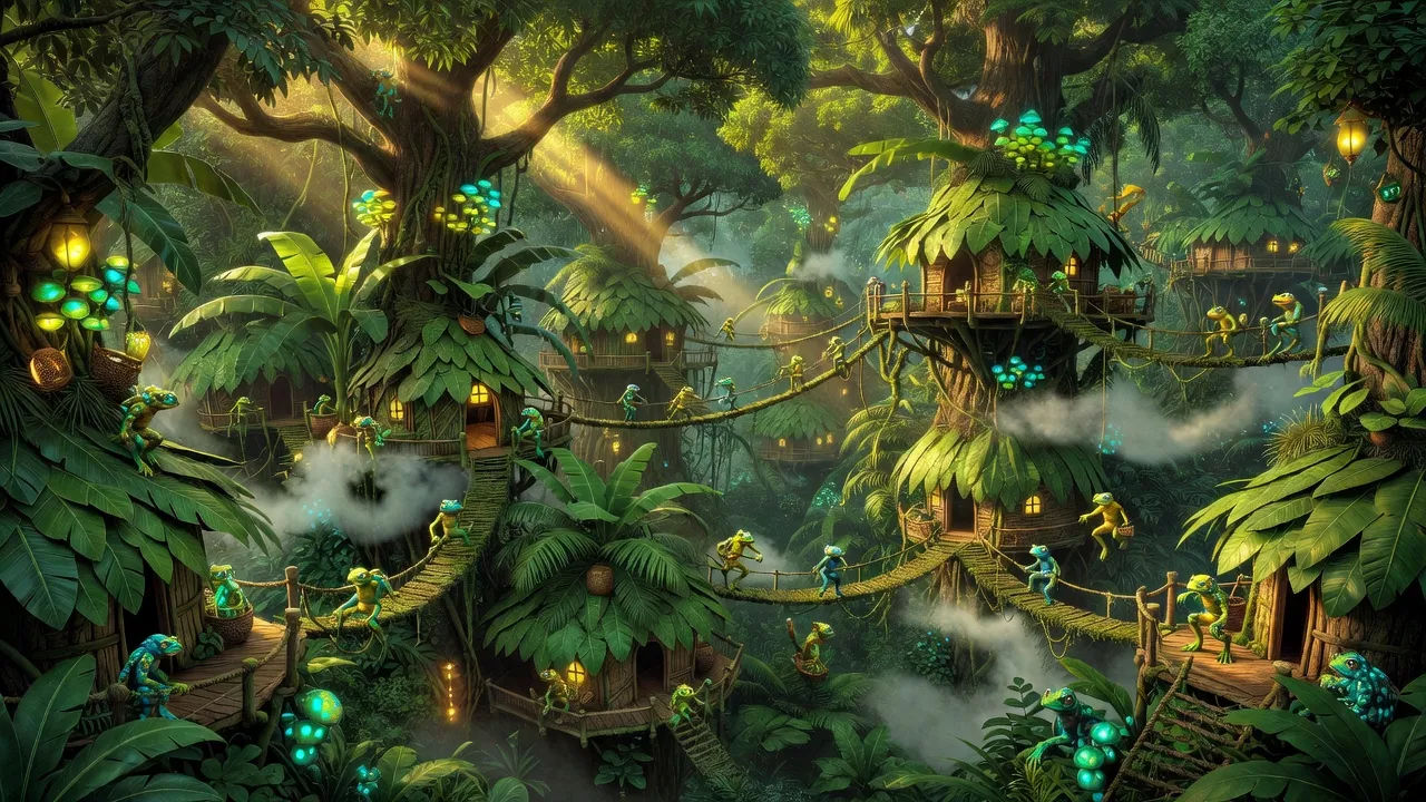 Canopy village