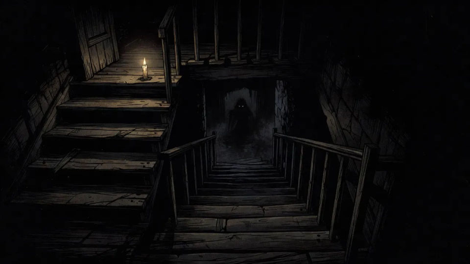 The descent to the cellar