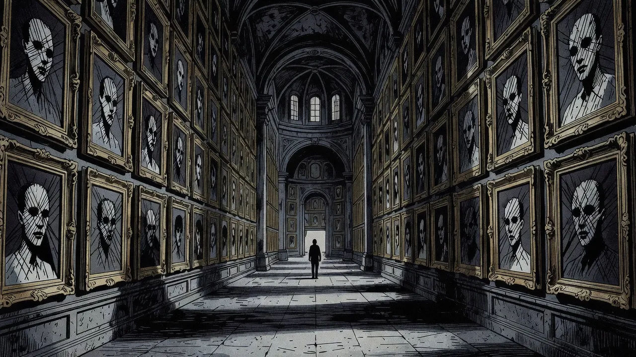 The haunted hall of plates