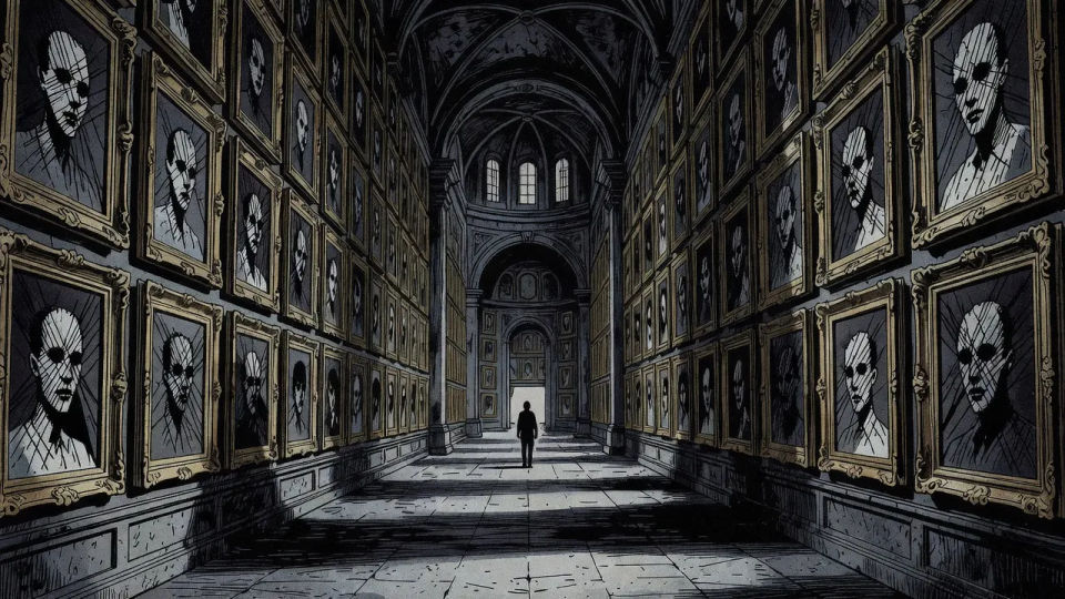 The haunted hall of plates