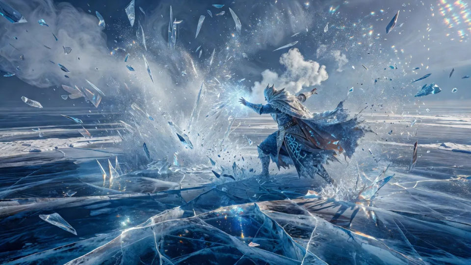 Duel on the frozen lake