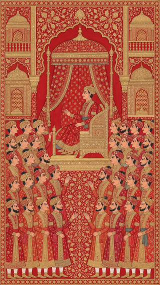インド細密画のAI画像：ムガル、ラージプート、パハーリー