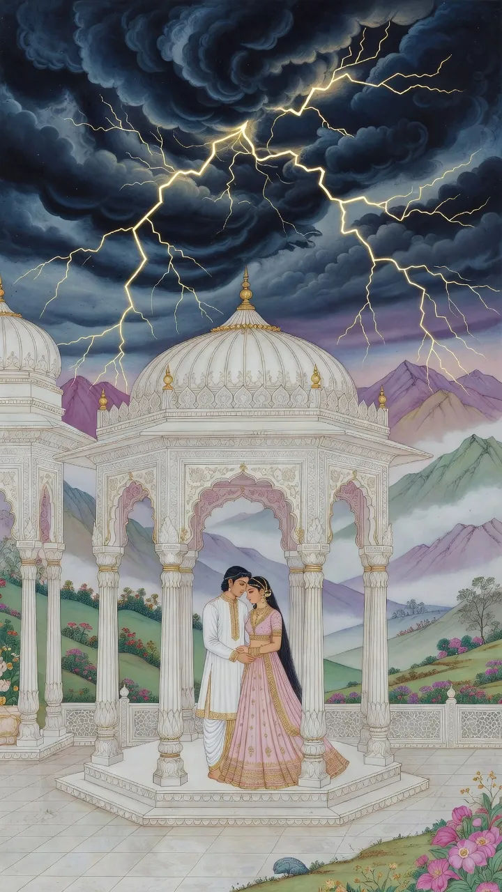 インド細密画のAI画像：ムガル、ラージプート、パハーリー
