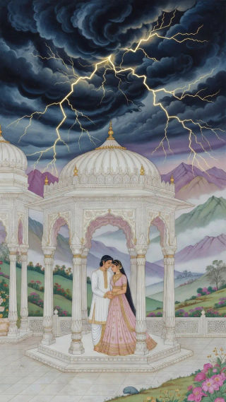 インド細密画のAI画像：ムガル、ラージプート、パハーリー