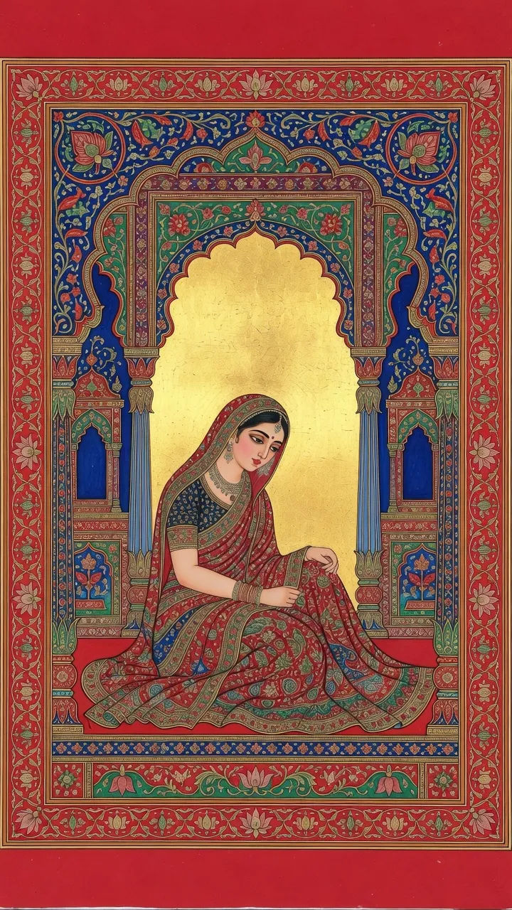 インド細密画のAI画像：ムガル、ラージプート、パハーリー