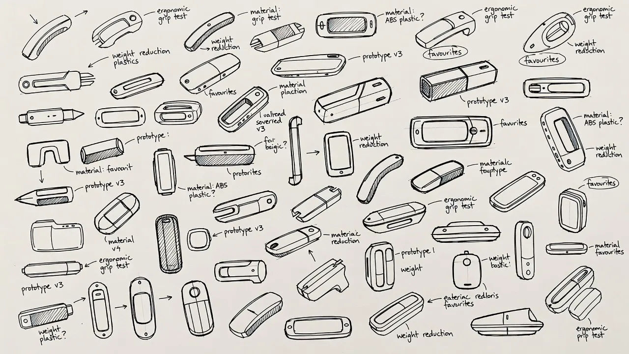 Ideation thumbnail sheet