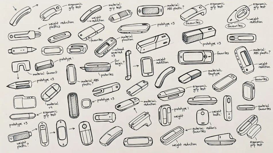 Ideation thumbnail sheet