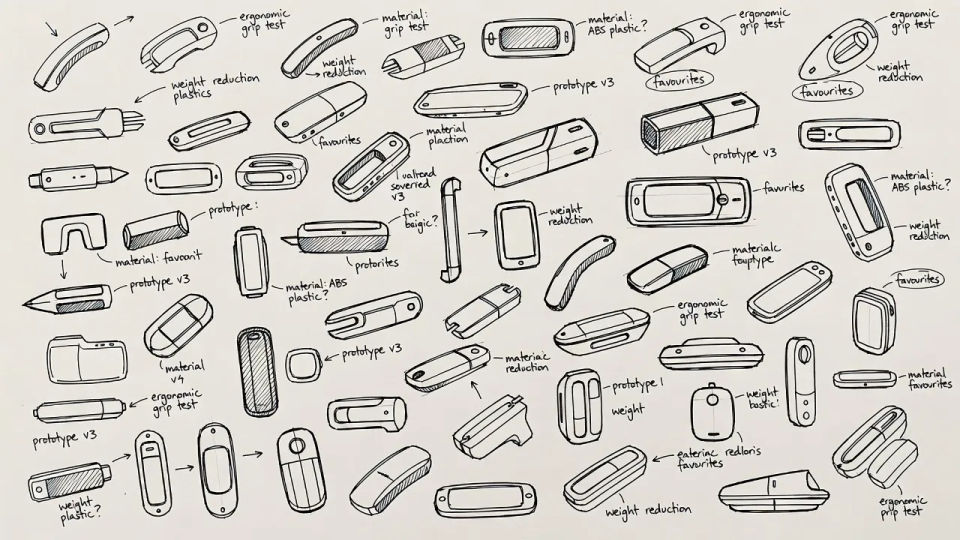 Ideation thumbnail sheet