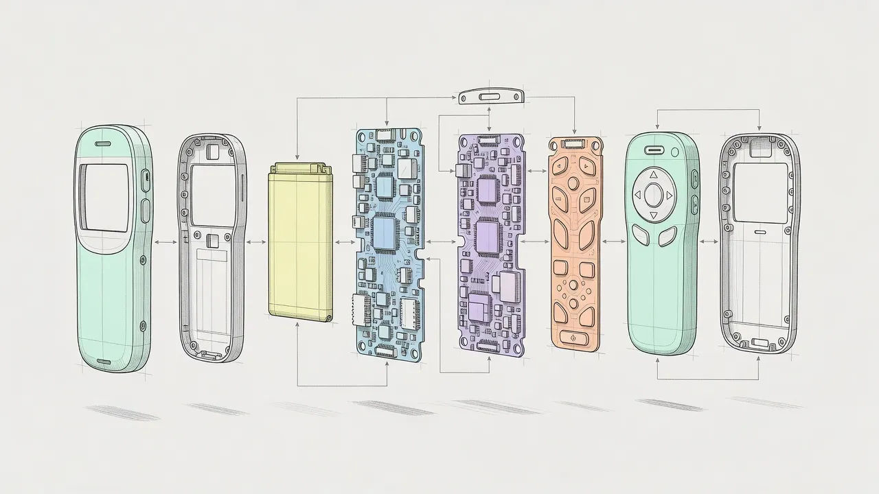 Exploded product view