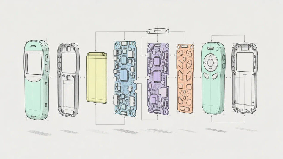 Exploded product view