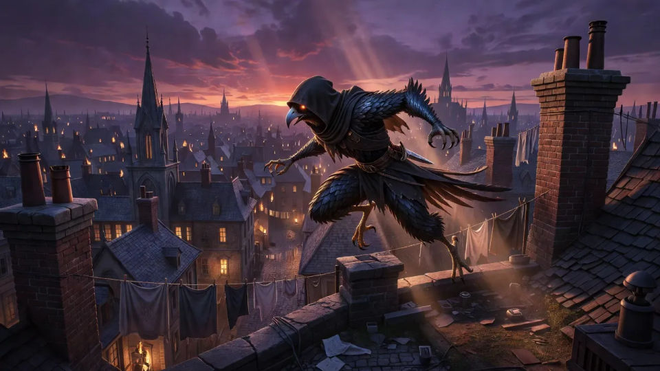 Rooftop chase