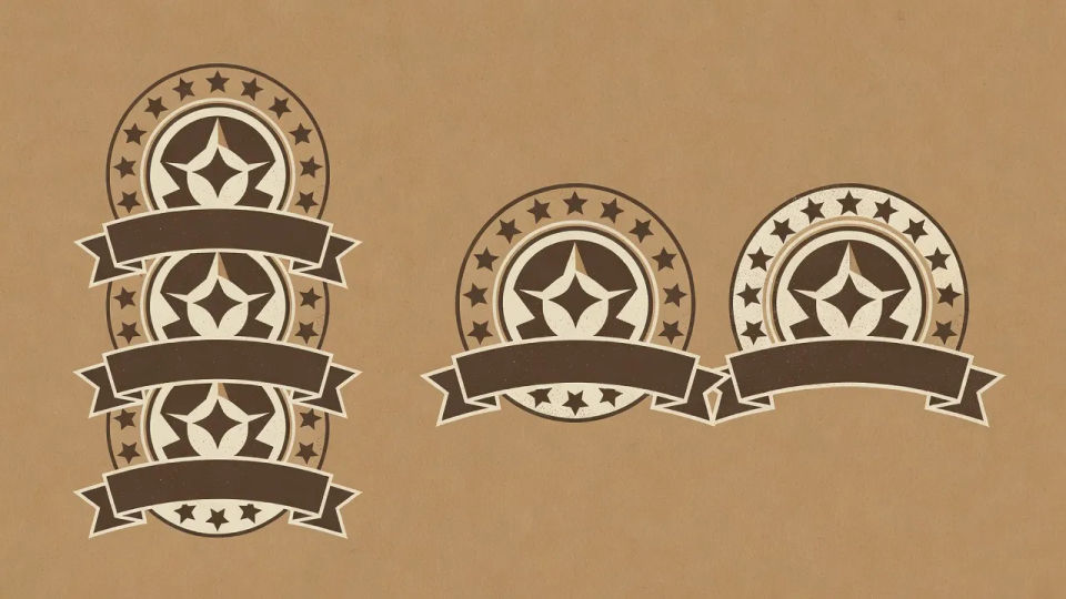 Badge and lockup set