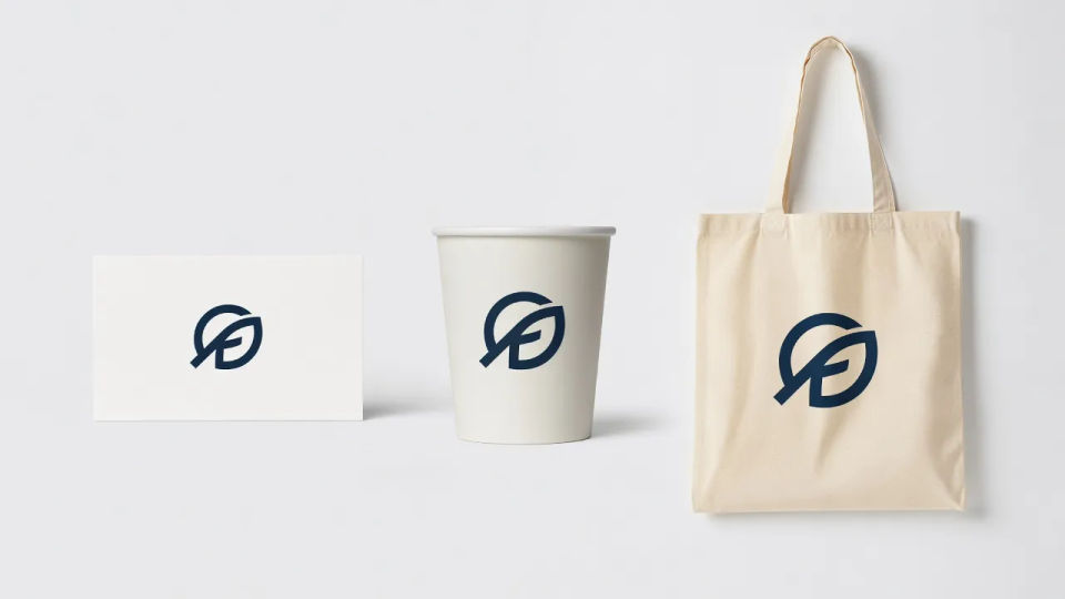 Logo on application mockups