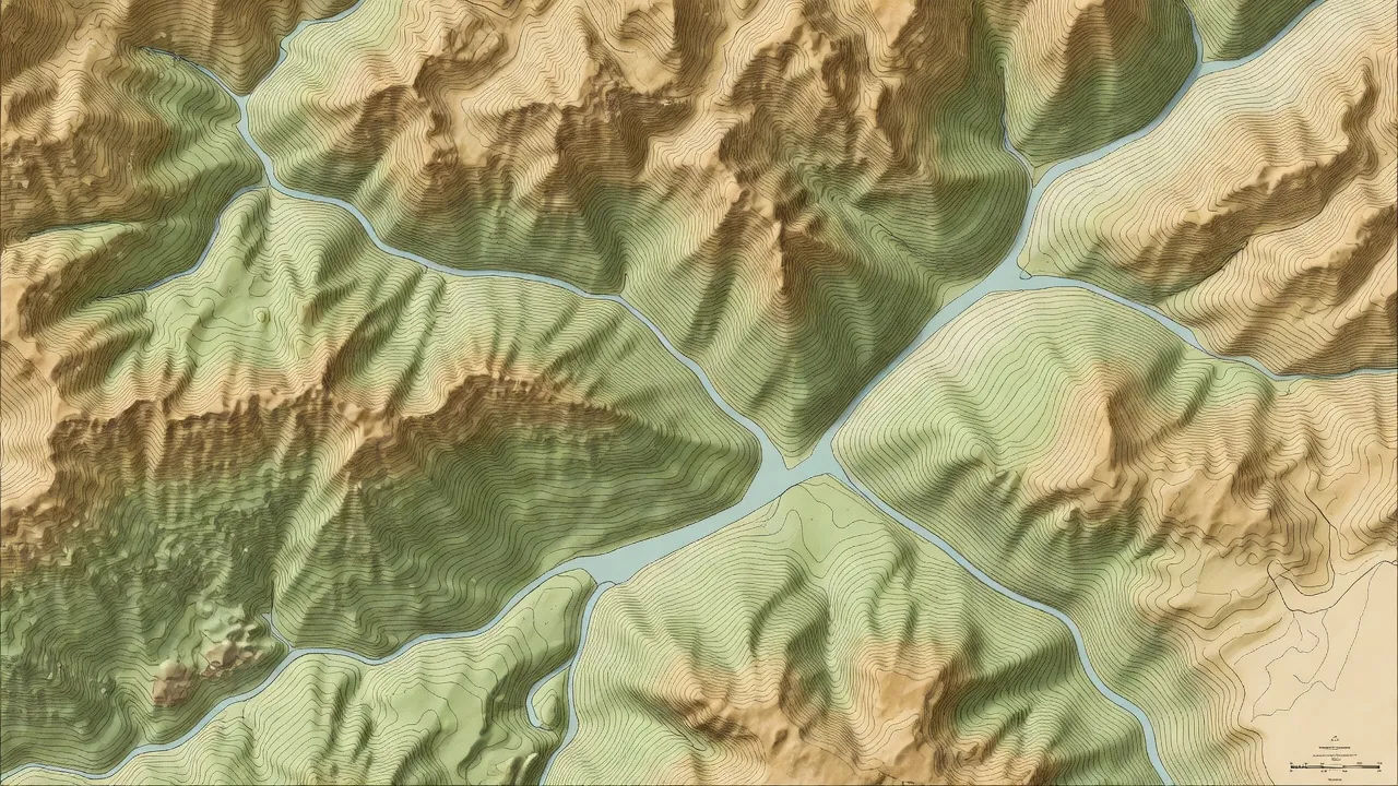 Contour terrain field