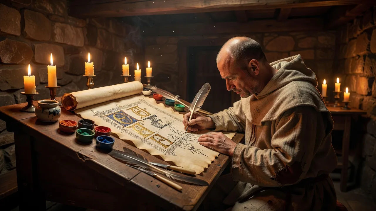 Scriptorium desk