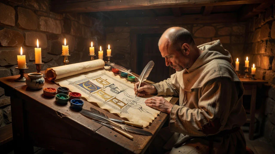 Scriptorium desk