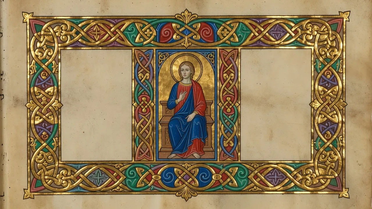Gilded frontispiece