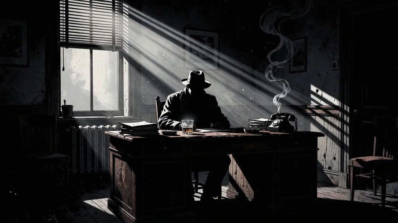 The office at midnight