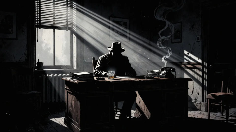 The office at midnight