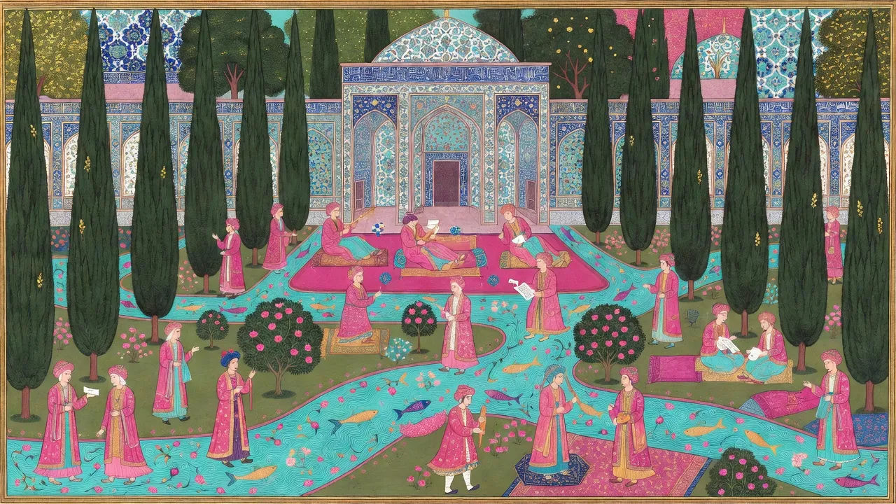 Palace garden pavilion