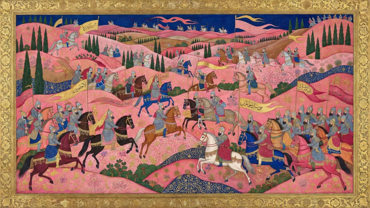 Battle across the hills