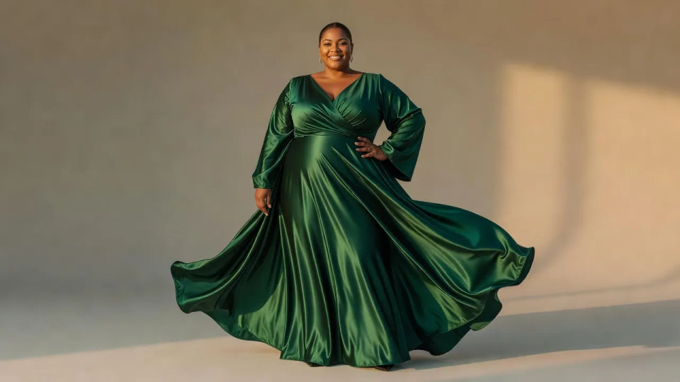 Golden-hour gown