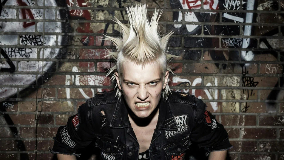 Mohawk flash portrait