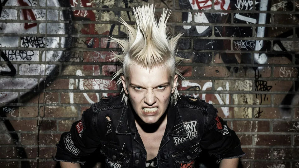 Mohawk flash portrait