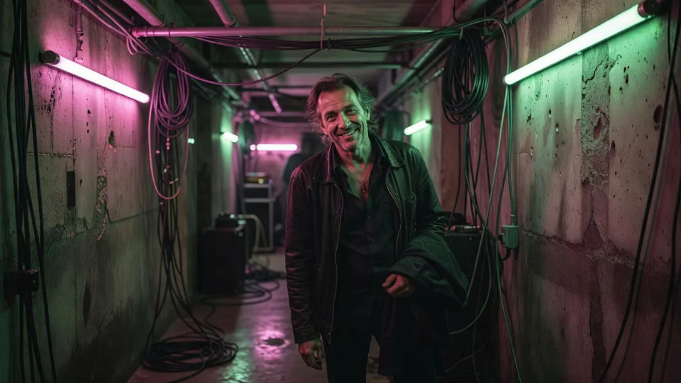 Neon backstage