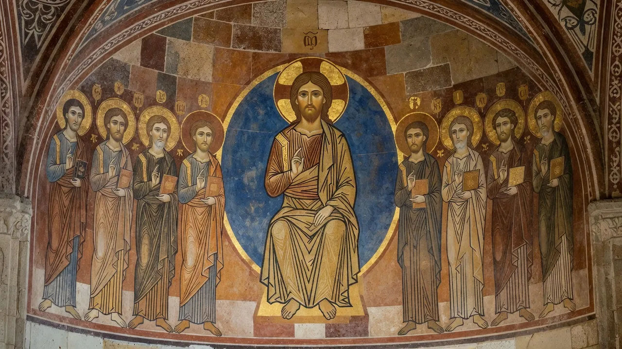 Painted apse
