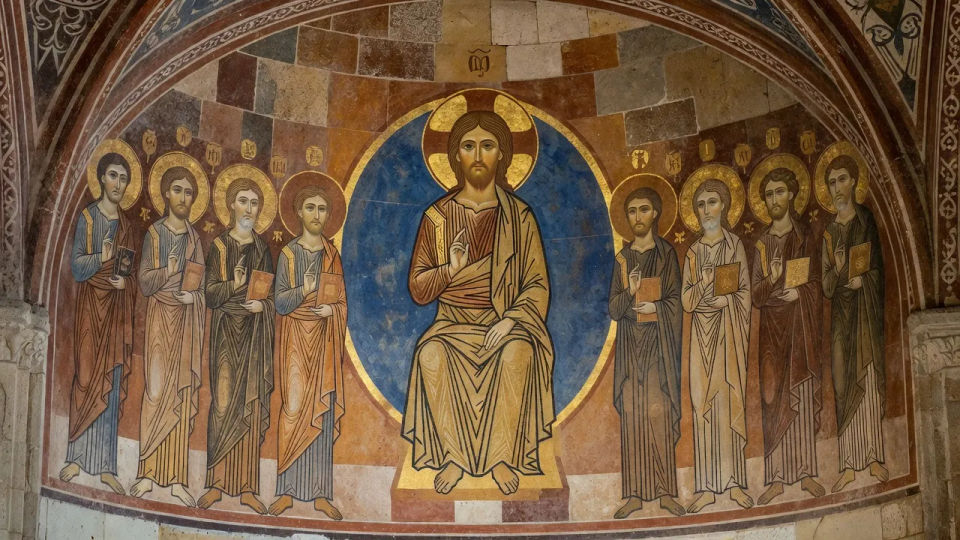 Painted apse