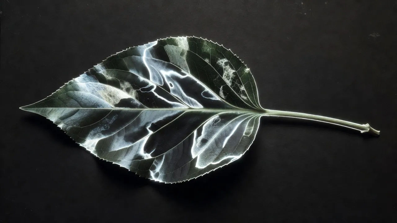 Outlined botanical study