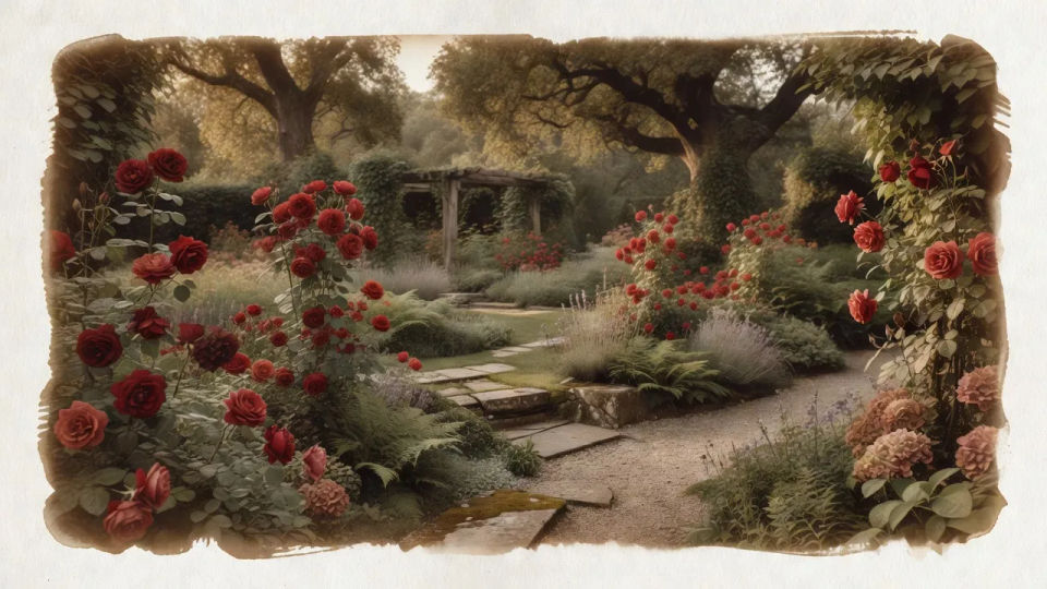 Garden with coated edges