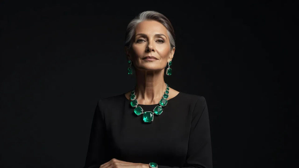 Jewel-tone grande dame