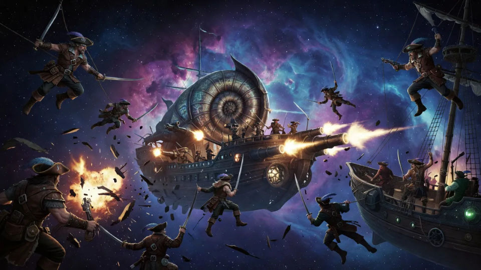 Raid on a merchant nautiloid