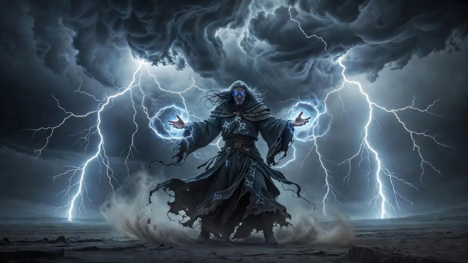 Storm on the plain