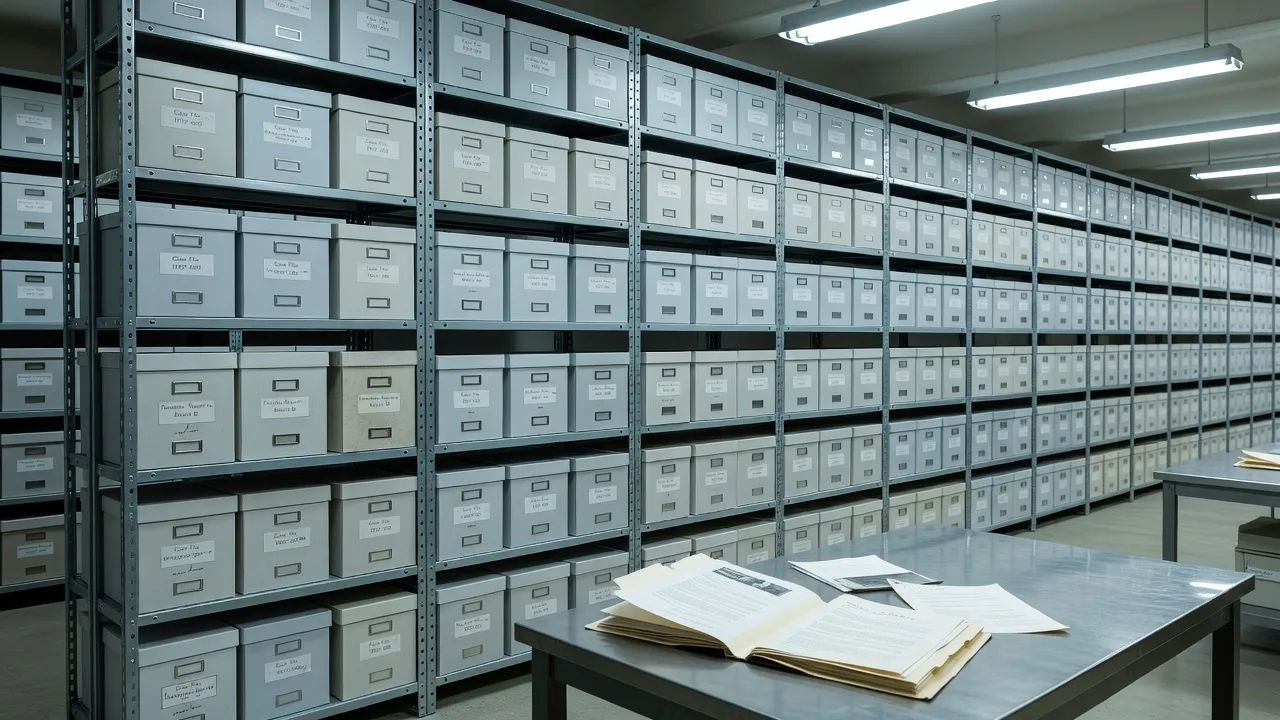 The archive room