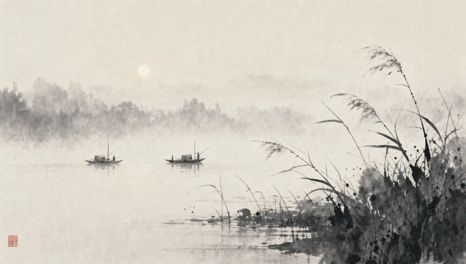 River at dawn