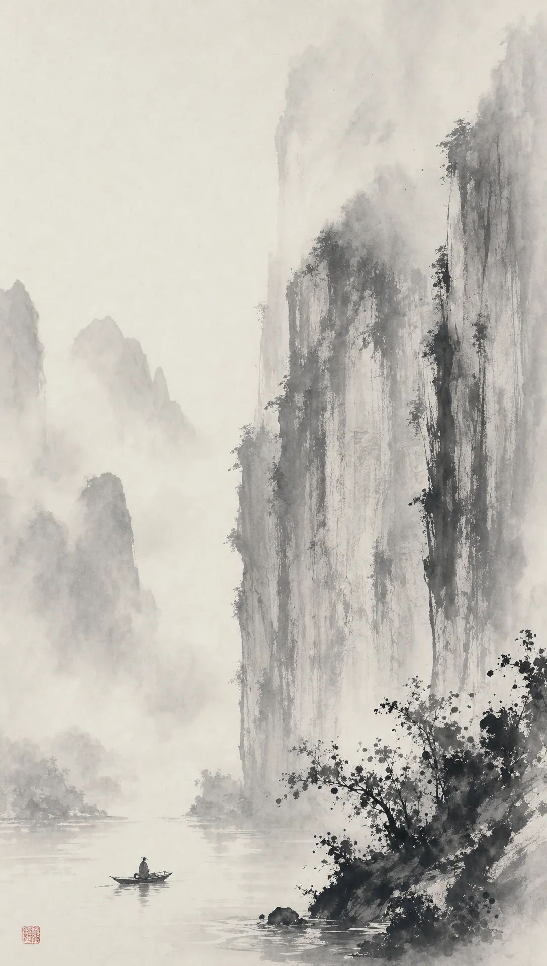 中国水墨画 中国水墨画AI图像| Morphic