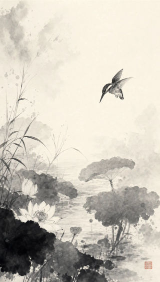 中国水墨画AIアート | Morphic